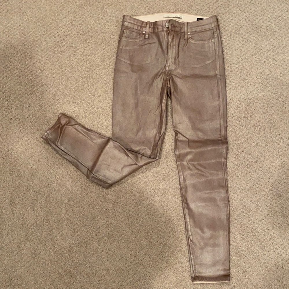 Coated Ella moss jeans